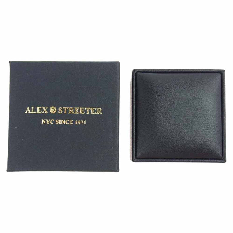 ALEX STREETER アレックスストリーター 30周年 ブロンズ台座 エンジェルハートリング ブラック ブラック系 ゴールド系 14～14.5号【中古】