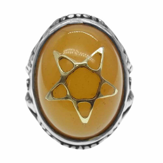 ALEX STREETER アレックスストリーター 30周年 2017年ツアー限定 特別台座 エンジェルハートリング イエロー 15号【中古】