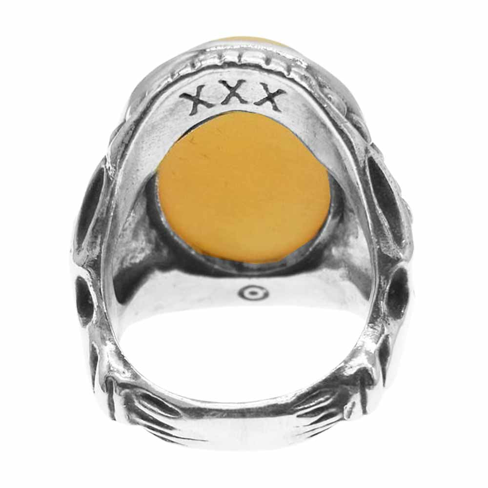ALEX STREETER アレックスストリーター 30周年 2017年ツアー限定 特別台座 エンジェルハートリング イエロー 15号【中古】