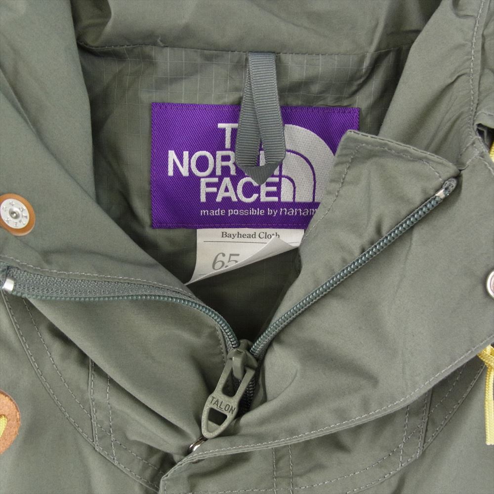 THE NORTH FACE ノースフェイス NP2050N PURPLE LABEL パープルレーベル 65/35 Mountain Coat マウンテン コート モスグリーン系【美品】【中古】