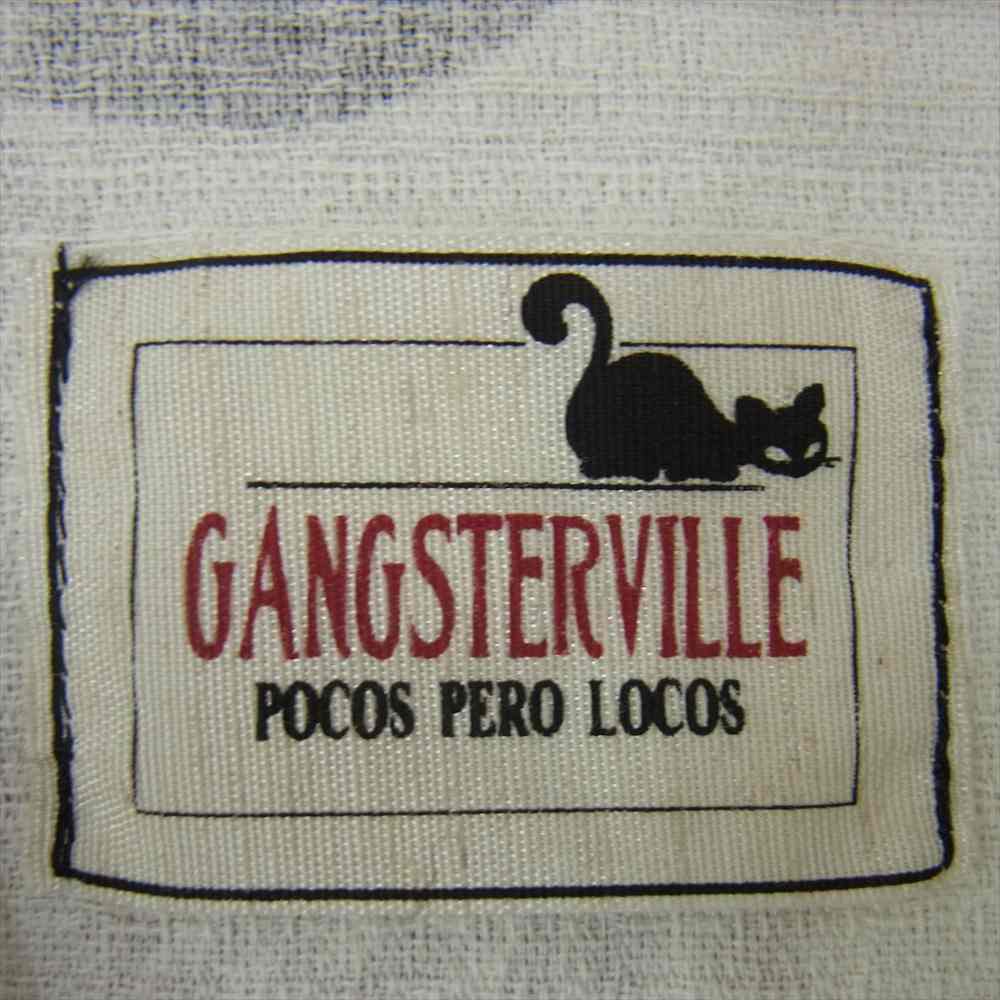 GANGSTERVILLE ギャングスタービル GSV-14-SS22 スカル柄 半袖シャツ S【中古】