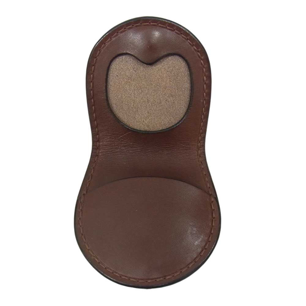 タディアンドキング 金メタル GPイーグル 小 フラワーコンチョ付き 丸型 コインケース ブラウン系【中古】