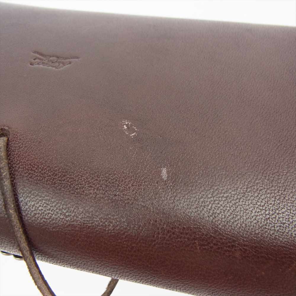 タディアンドキング 金メタル GPイーグル 大 フラワーコンチョ付き ロングウォレット 3つ折り ブラウン系【中古】