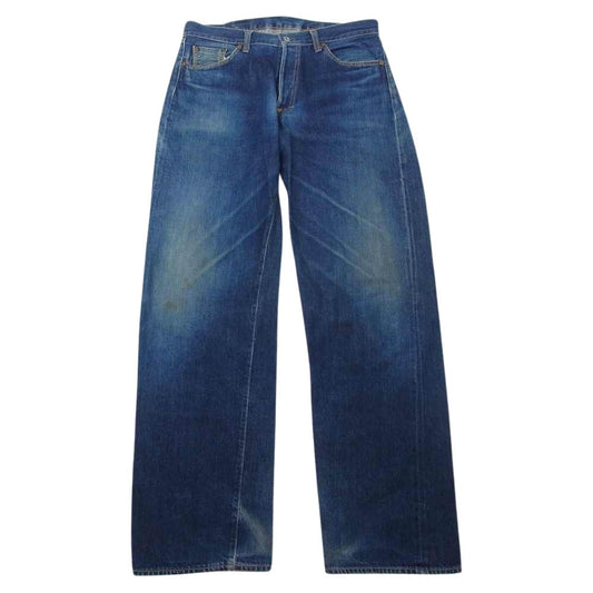 Pherrow's フェローズ シンチバック ボタンフライ デニム パンツ インディゴブルー系【中古】