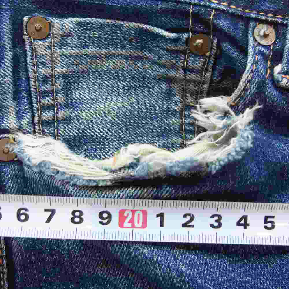 FULLCOUNT フルカウント Lot 0105S デニム パンツ インディゴブルー系 34【中古】