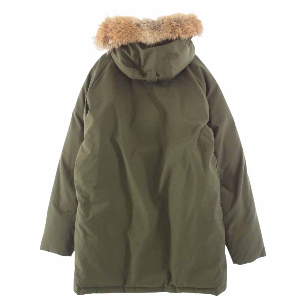 SOPHNET. ソフネット SOPH-167156 × Cape HEIGHTS ケープハイツ BRIGHTWOOD ブライトウッド ファー フード ダウン ジャケット モスグリーン系 S【中古】