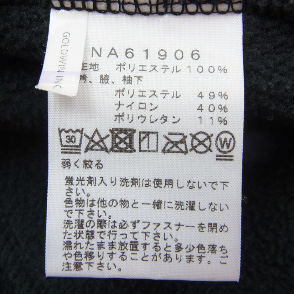 THE NORTH FACE ノースフェイス NA61906 ZI VERSA MID JACKET ジップ インバーサ ミッド フリース ジャケット ブラック系 L【中古】