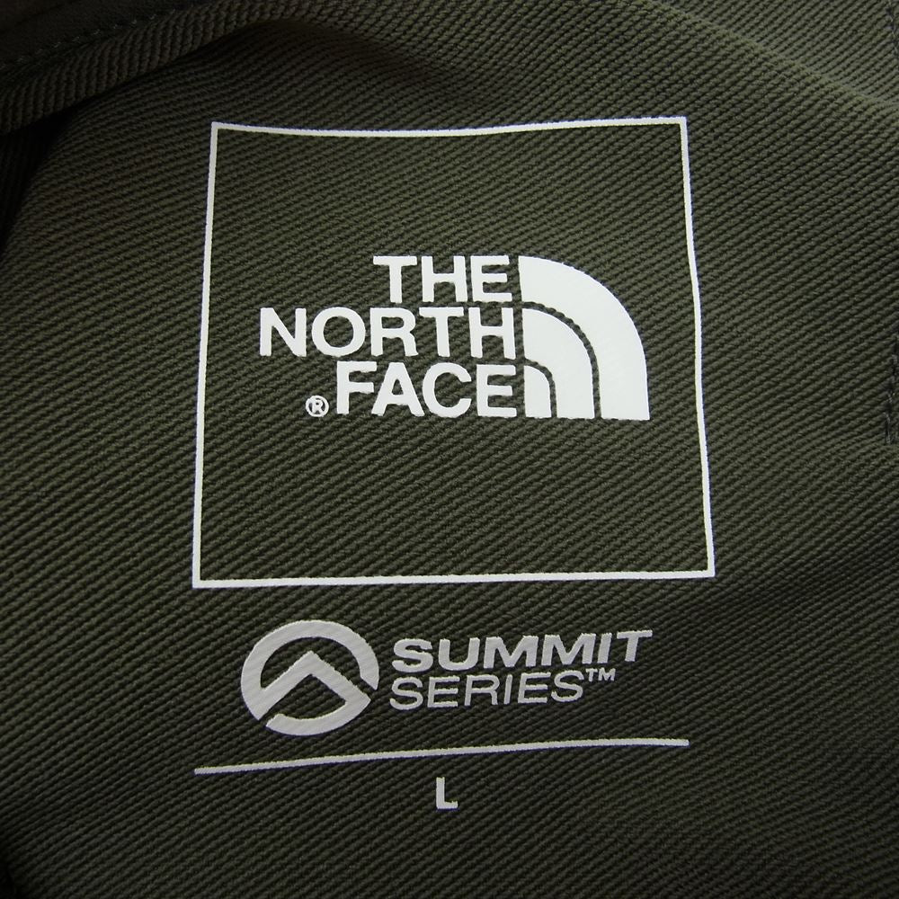 THE NORTH FACE ノースフェイス NB32021  SUMITT SERIES サミット シリーズ Big Wall Pant ビッグウォール パンツ ストレッチ クライミング パンツ アウトドア カーキ系 L【中古】