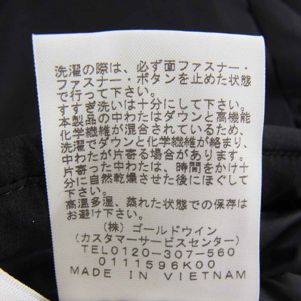 THE NORTH FACE ノースフェイス 	ND91950 Baltro Lighit Jacket バルトロ ライト ジャケット ダウン フーディー ブラック系 L【中古】