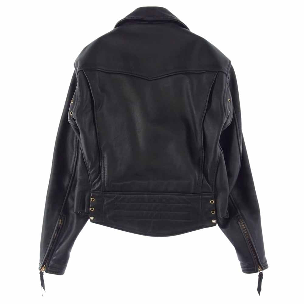 LANGLITZ LEATHERS ラングリッツレザーズ 14137 Columbia コロンビア ダブル レザー ライダース ジャケット ブラック系【中古】