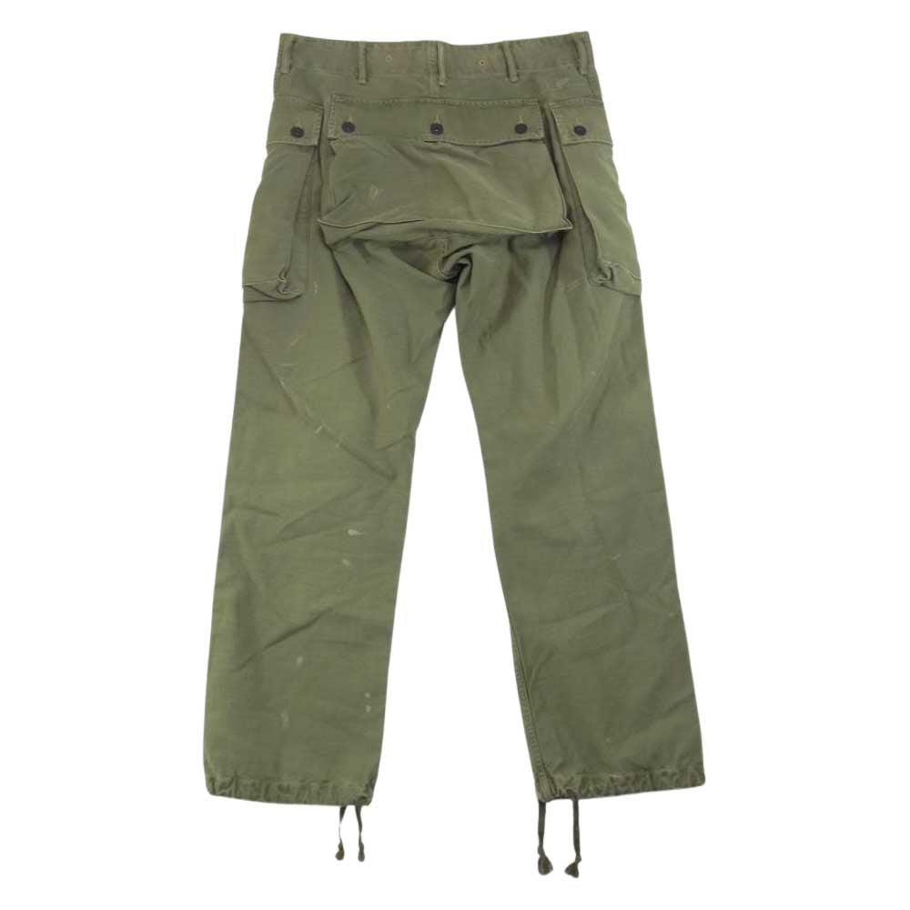 RRL ダブルアールエル FIELD FIT P44 TROUSER ダメージ加工 フィールドフィット トラウザー モンキー カーゴパンツ カーキ系 32【中古】