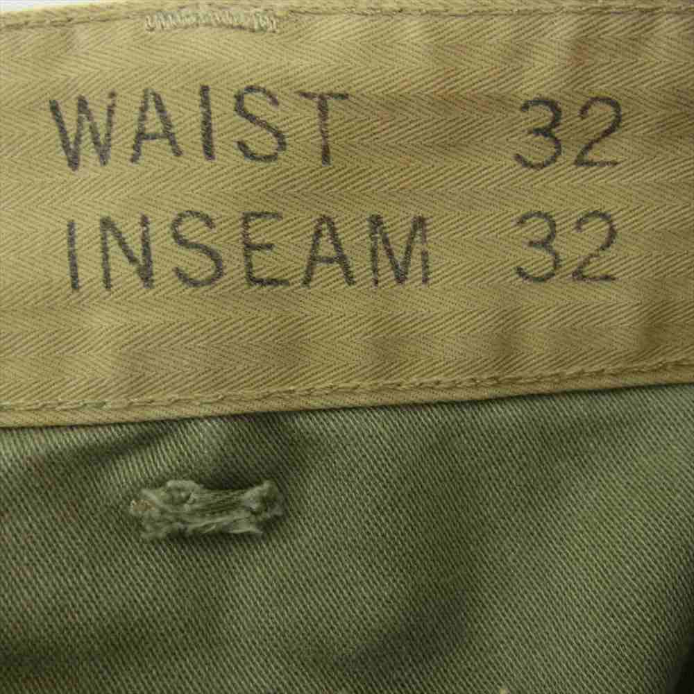 RRL ダブルアールエル FIELD FIT P44 TROUSER ダメージ加工 フィールドフィット トラウザー モンキー カーゴパンツ カーキ系 32【中古】