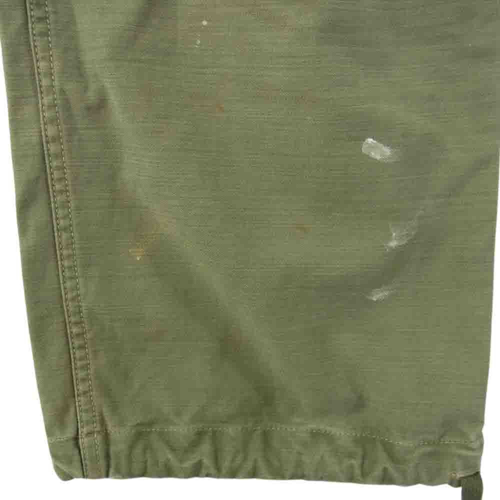 RRL ダブルアールエル FIELD FIT P44 TROUSER ダメージ加工 フィールドフィット トラウザー モンキー カーゴパンツ カーキ系 32【中古】