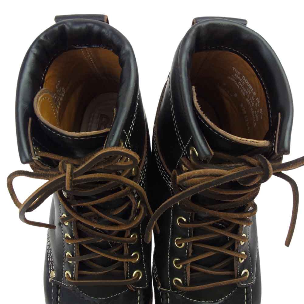 RRL ダブルアールエル 823574116002 NEW BRUNEL BO WBT USA製 茶芯 モックトゥ ブーツ ブラック系 9D【中古】