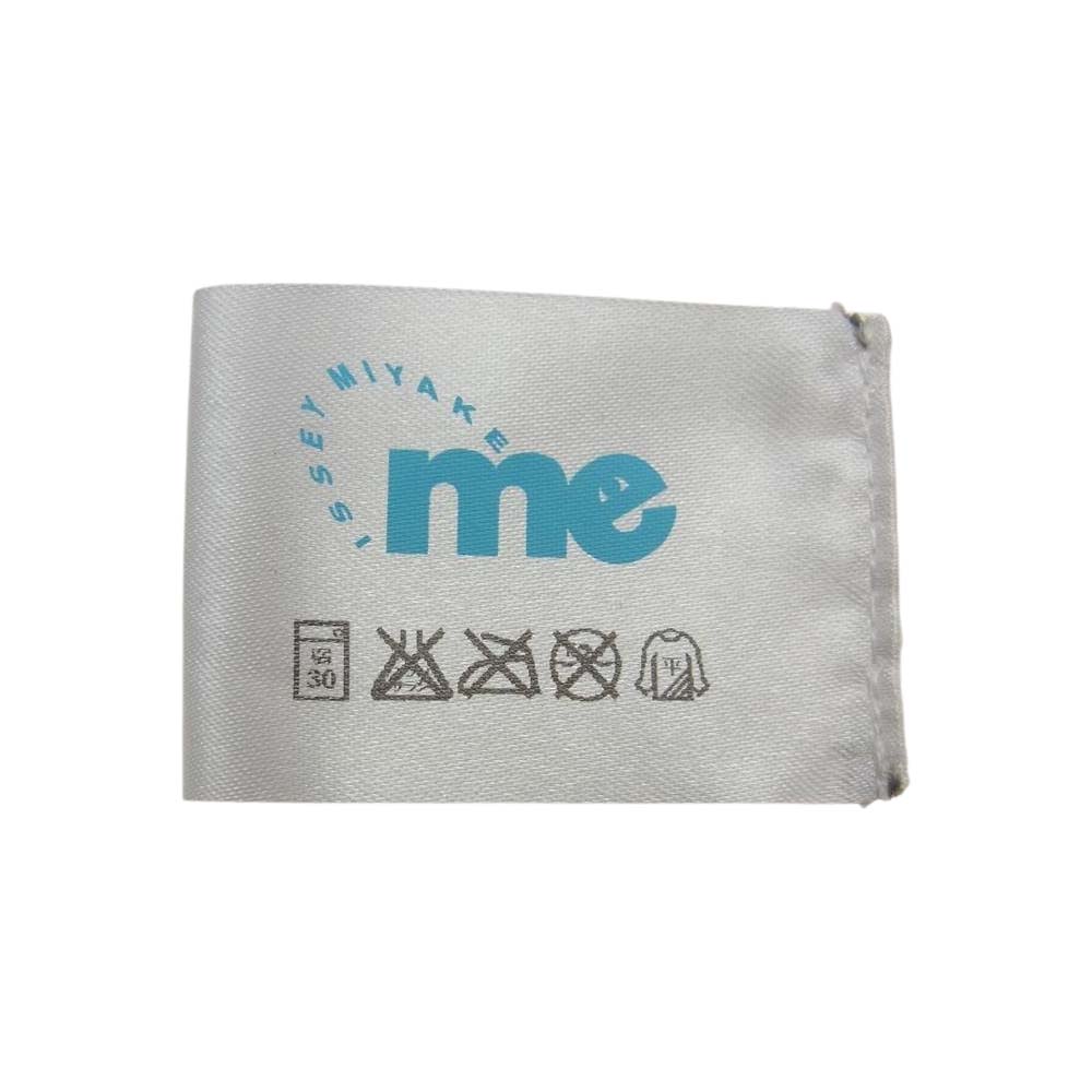 ミーバイイッセイミヤケ MI41F0381 ボックスプリーツ加工 総柄 ボタンレス カーディガン グレー系【中古】