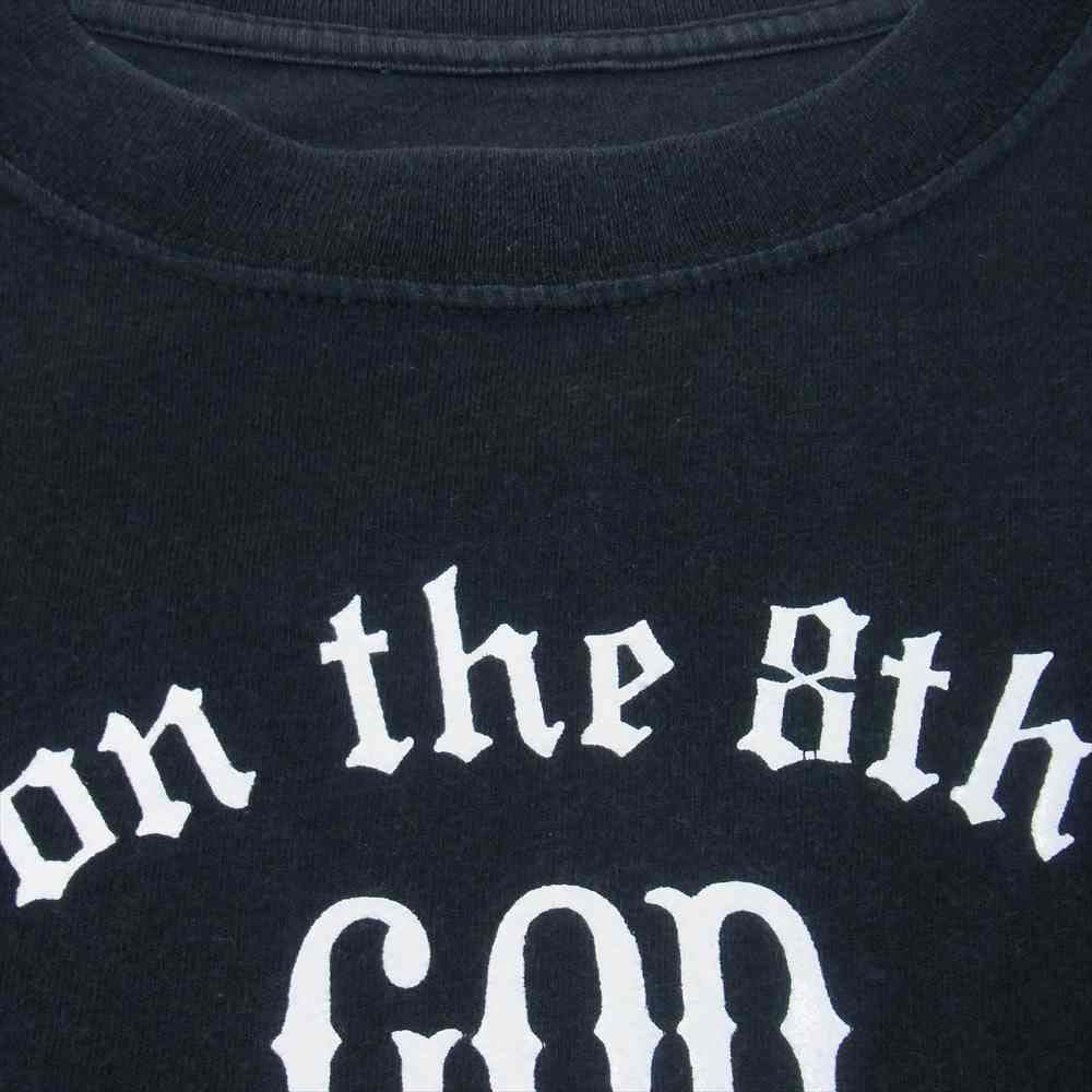 TENDERLOIN テンダーロイン T-TEE and on the 8yh day プリント 半袖 Tシャツ ブラック系 M【中古】