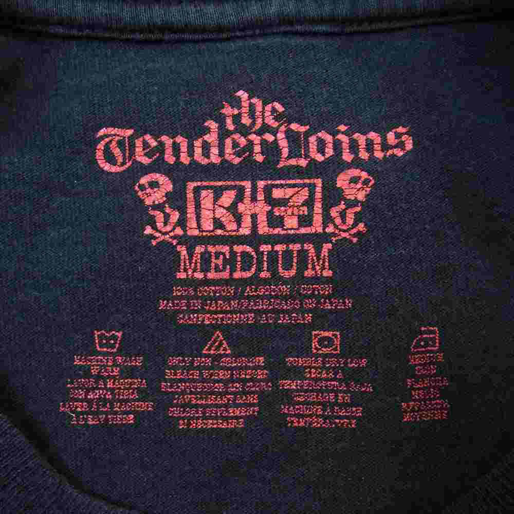 TENDERLOIN テンダーロイン T-TEE and on the 8yh day プリント 半袖 Tシャツ ブラック系 M【中古】