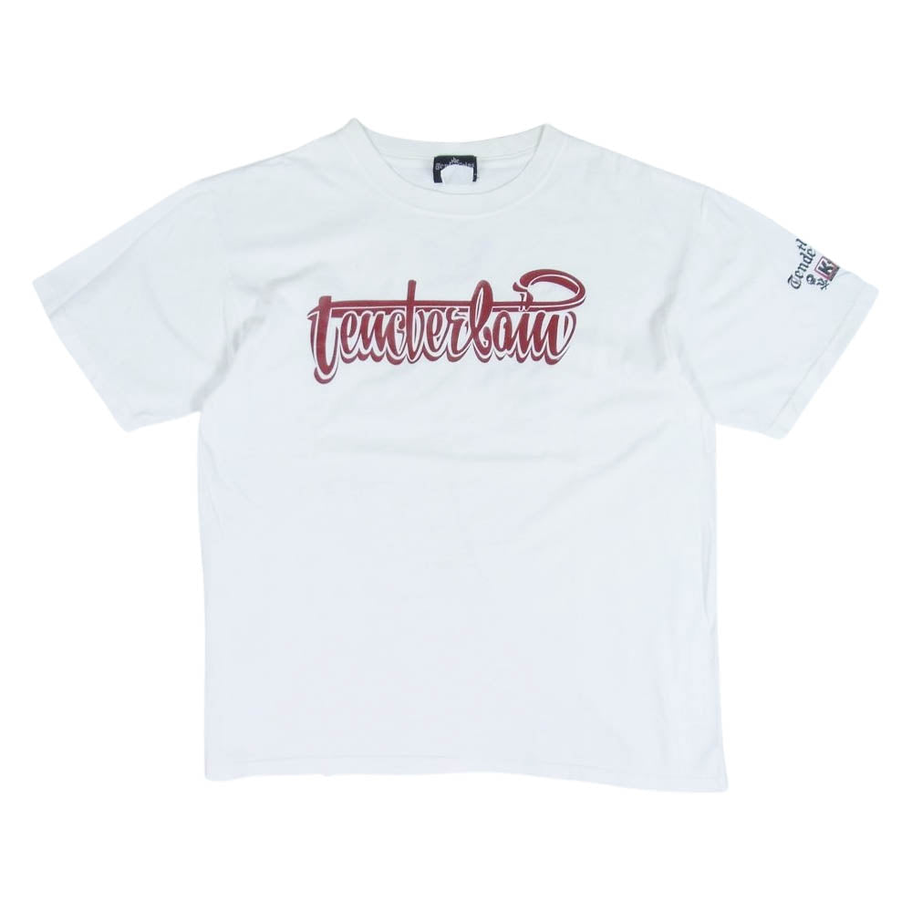 TENDERLOIN テンダーロイン T-TEE tenderloin ロゴ プリント 半袖 Tシャツ ホワイト系 レッド系 M【中古】