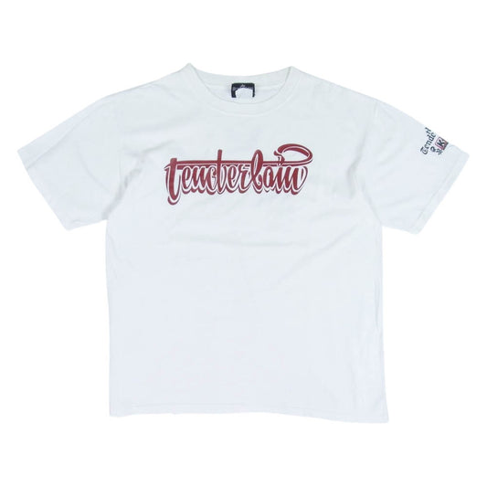TENDERLOIN テンダーロイン T-TEE tenderloin ロゴ プリント 半袖 Tシャツ ホワイト系 レッド系 M【中古】
