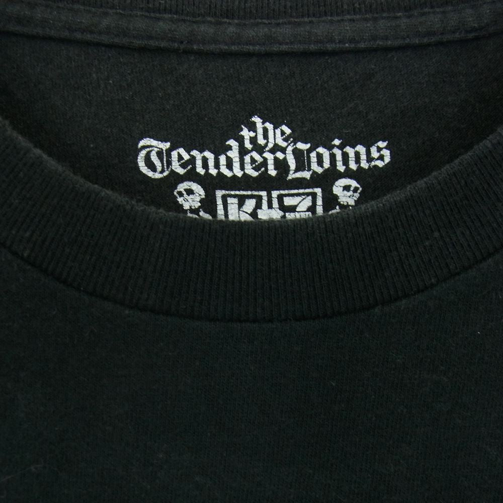 TENDERLOIN テンダーロイン T-TEE 鹿 KSEVEN プリント 半袖 Tシャツ ブラック系 L【中古】