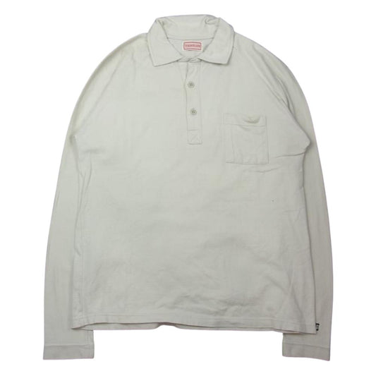 TENDERLOIN テンダーロイン T-POLO 長袖 ポケット ポロシャツ ベージュ系 M【中古】