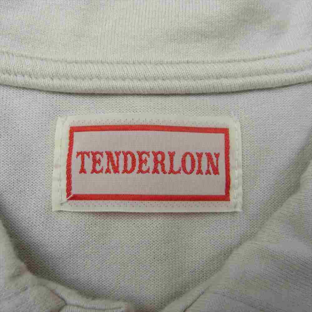 TENDERLOIN テンダーロイン T-POLO 長袖 ポケット ポロシャツ ベージュ系 M【中古】