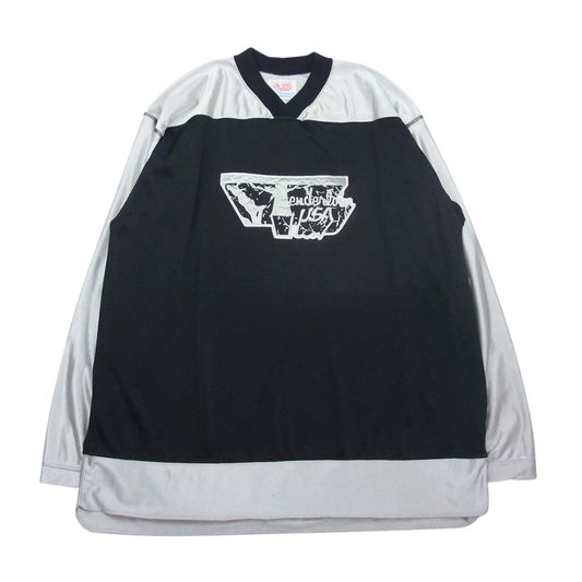 TENDERLOIN テンダーロイン ホッケー スポーツ ロゴ ジャージ トップス カットソー グリーン系 XL【中古】