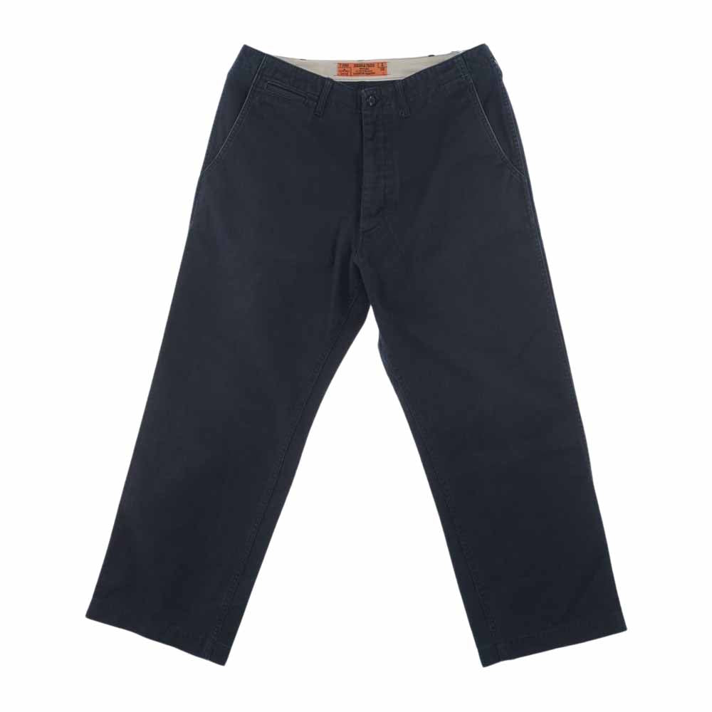 TENDERLOIN テンダーロイン T-HERRINGBONE ヘリンボーン ワーク チノ コットン パンツ ダークネイビー系 S【中古】