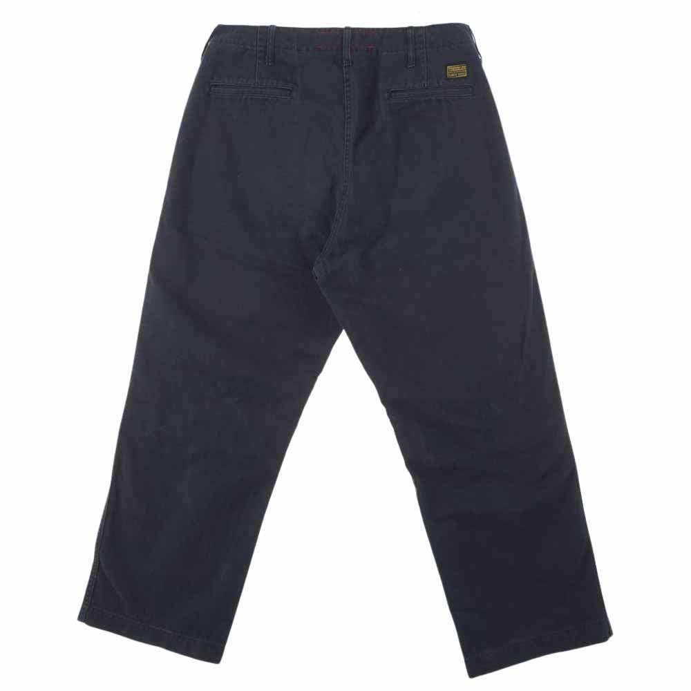 TENDERLOIN テンダーロイン T-HERRINGBONE ヘリンボーン ワーク チノ コットン パンツ ダークネイビー系 S【中古】