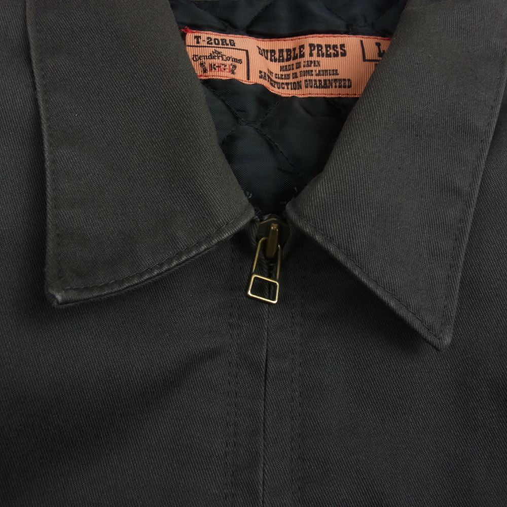 TENDERLOIN テンダーロイン 裏キルティング ロゴ ワッペン ワーク ジャケット ブラウン系 L【中古】