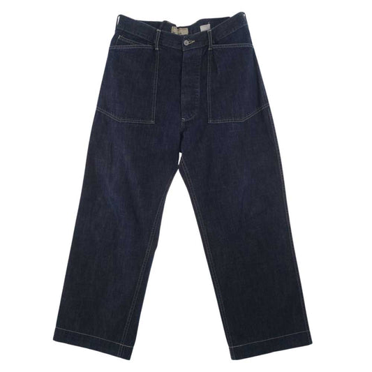 TENDERLOIN テンダーロイン T-RIDERS ライダース シンチバック ボタンフライ デニム パンツ ブルー系 36【中古】