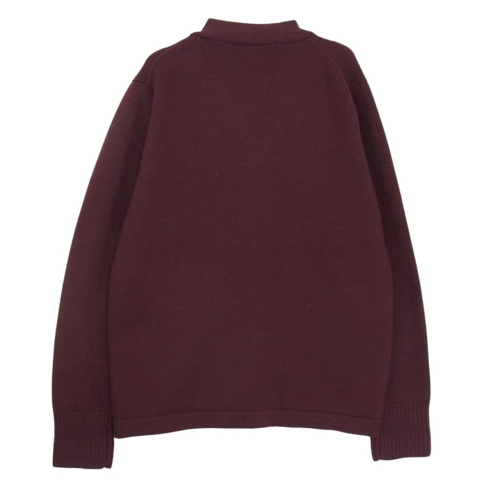 TENDERLOIN テンダーロイン T-VIRCITY CARDIGAN ウール ニット レタード カーディガン パープル系 L【中古】