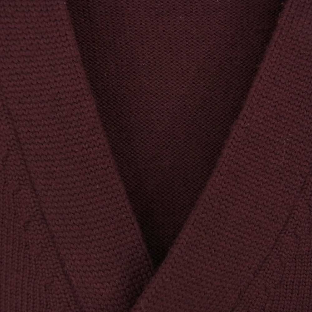 TENDERLOIN テンダーロイン T-VIRCITY CARDIGAN ウール ニット レタード カーディガン パープル系 L【中古】