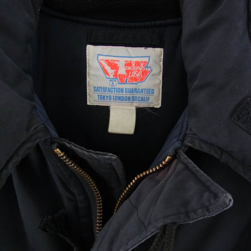 TENDERLOIN テンダーロイン T-N-3B TTEAM フリース フード ミリタリー コート ブラック系 L【中古】