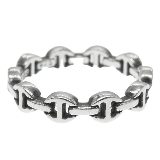 ホーセンブース 証明書付 ロンハーマン購入品 MICRO DAME III TRI-LINK マイクロ トライリンク リング  シルバー系【中古】