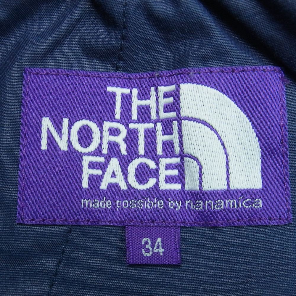 THE NORTH FACE ノースフェイス NT5210N PURPLE LABEL パープルレーベル MOUNTAIN FIELD PANTS マウンテン フィールド パンツ ネイビー系 34【中古】