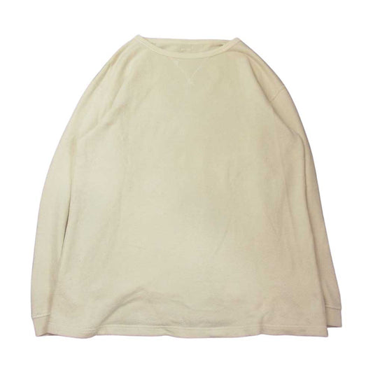 PORTER CLASSIC ポータークラシック FRENCH THERMAL CREWNECK フレンチ サーマル カットソー ベージュ系 M【中古】