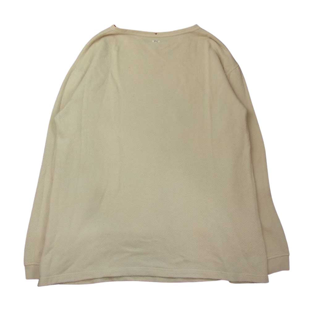 PORTER CLASSIC ポータークラシック FRENCH THERMAL CREWNECK フレンチ サーマル カットソー ベージュ系 M【中古】