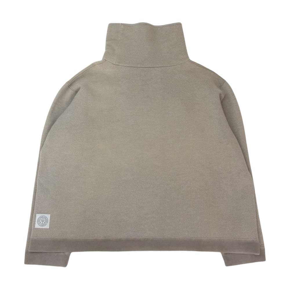 PORTER CLASSIC ポータークラシック WOOL HIGH-NECK PULLOVER ウール ハイネック プルオーバー ベージュ系 XL【中古】