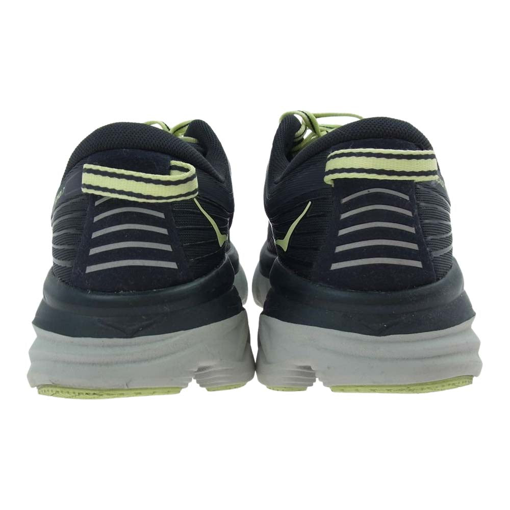 HOKA ONE ONE ホカ オネオネ 1110518 BGBT BONDI 7 ボンダイ ローカット スニーカー ランニングシューズ ダークネイビー系 26.5【中古】