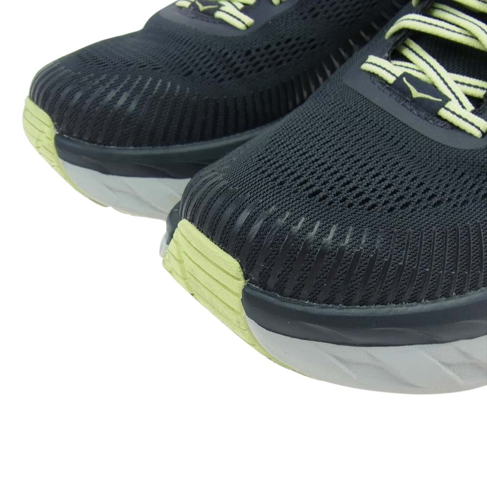 HOKA ONE ONE ホカ オネオネ 1110518 BGBT BONDI 7 ボンダイ ローカット スニーカー ランニングシューズ ダークネイビー系 26.5【中古】