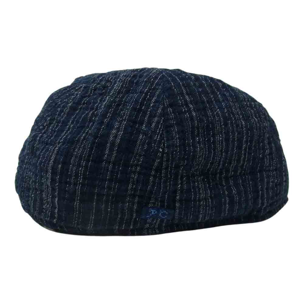 PORTER CLASSIC ポータークラシック KASURI BASEBALL CAP カスリ キャップ ネイビー系【美品】【中古】
