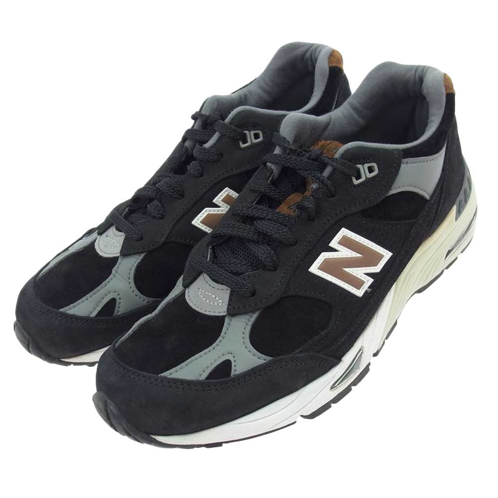 NEW BALANCE ニューバランス 英国製 M991KT ローカット スニーカー ブラック系 9USA【中古】