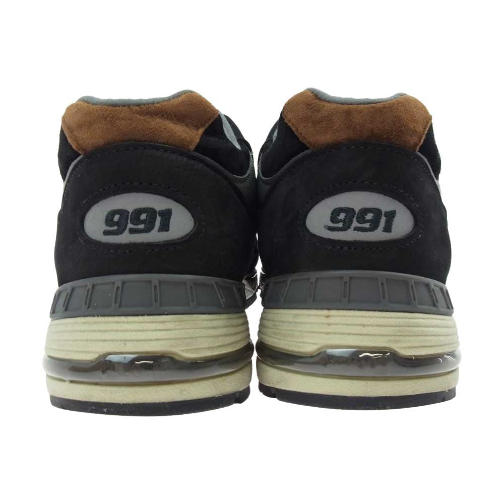 NEW BALANCE ニューバランス 英国製 M991KT ローカット スニーカー ブラック系 9USA【中古】
