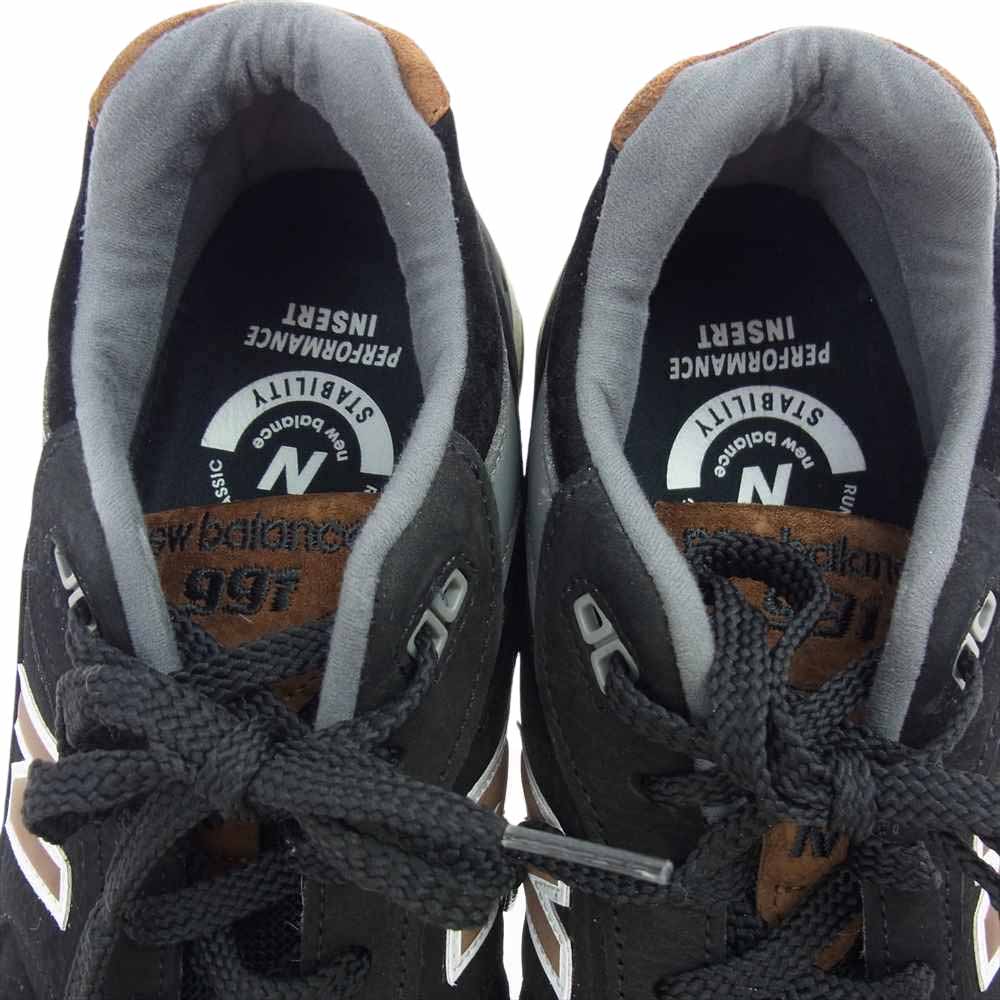 NEW BALANCE ニューバランス 英国製 M991KT ローカット スニーカー ブラック系 9USA【中古】
