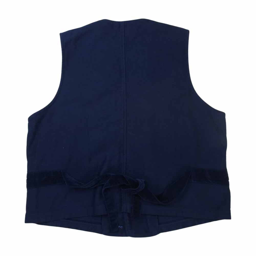 PORTER CLASSIC ポータークラシック MOLESKIN CLASSIC VEST モールスキン クラシックベスト ネイビー系 L【中古】