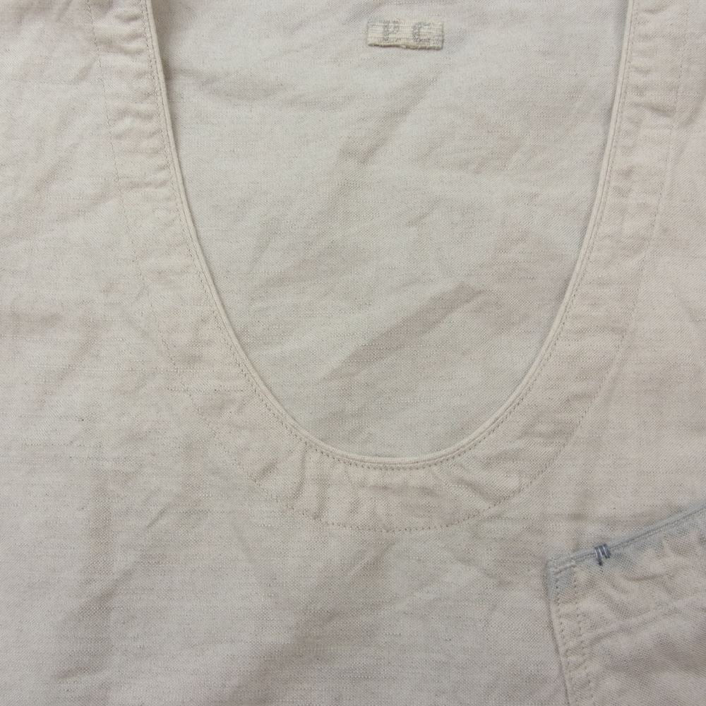 PORTER CLASSIC ポータークラシック FARMER'S LINEN VEST リネン ベスト ホワイト系 3【中古】