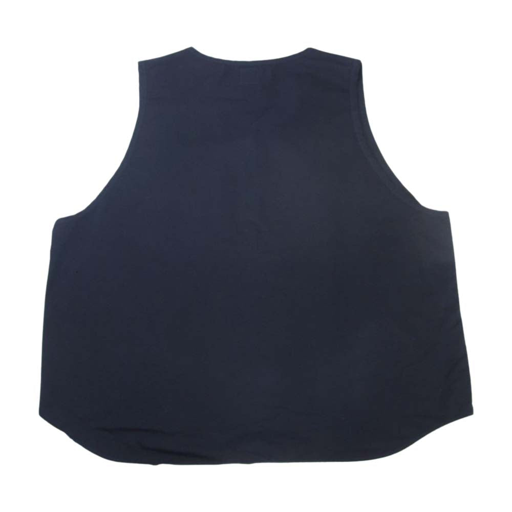 PORTER CLASSIC ポータークラシック 京都店限定 WEATHER PULLOVER VEST ウェザー プルオーバー ベスト ネイビー系 3【美品】【中古】