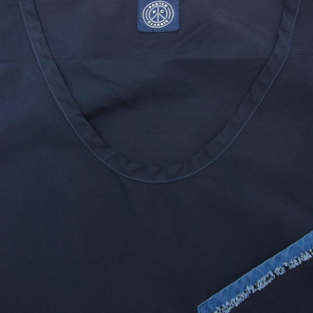 PORTER CLASSIC ポータークラシック 京都店限定 WEATHER PULLOVER VEST ウェザー プルオーバー ベスト ネイビー系 3【美品】【中古】