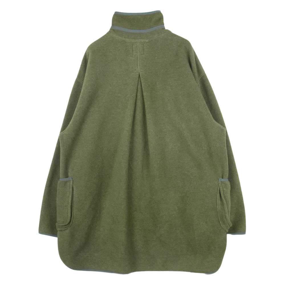 PORTER CLASSIC ポータークラシック BLOOM&BRANCH ブルームブランチ 別注 Fleece Shirt Jacket フリース シャツ ジャケット カーキ系 グレイッシュオリーブ系 2【中古】
